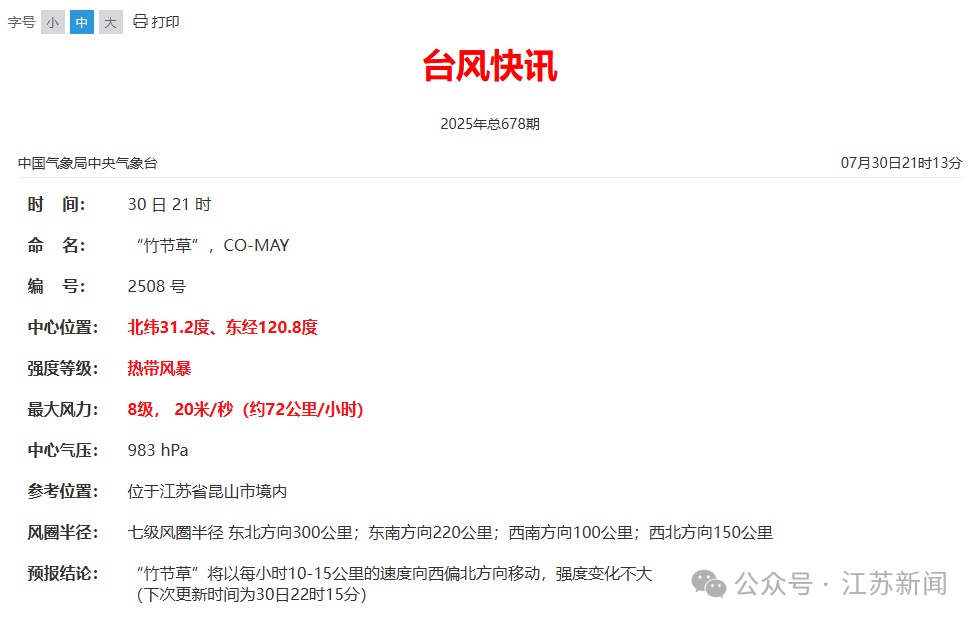 台风“竹节草”已进入江苏,警惕身边“带电的陷阱”! 台风“竹节草”已进入江苏,警惕身边“带电的陷阱”!