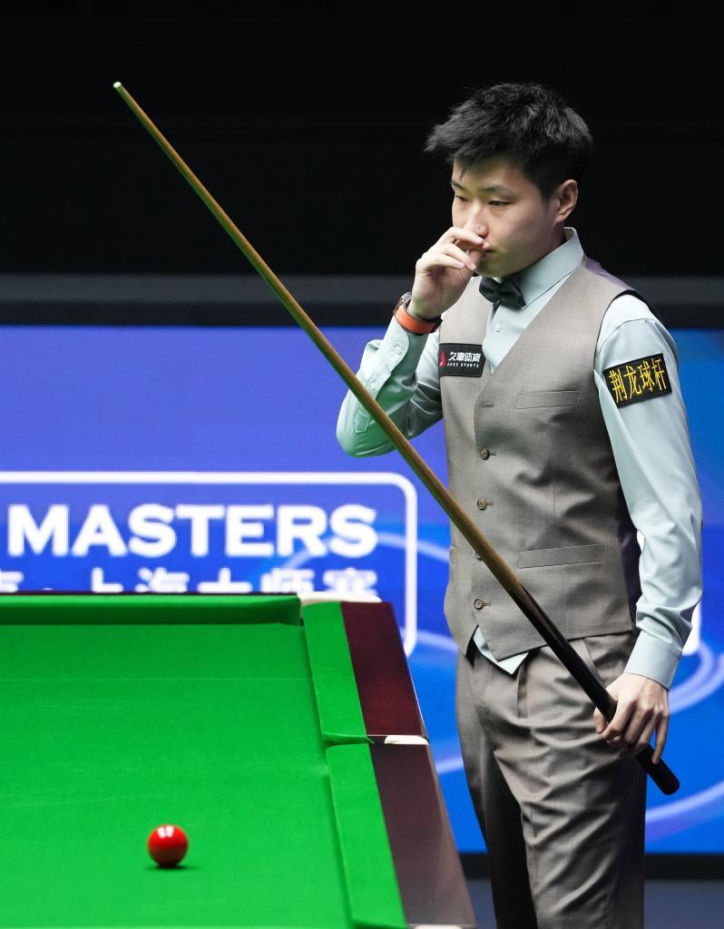 世界斯诺克上海大师赛：赵心童将与丁俊晖相遇八强赛