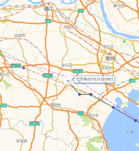 台风下午横穿南京！