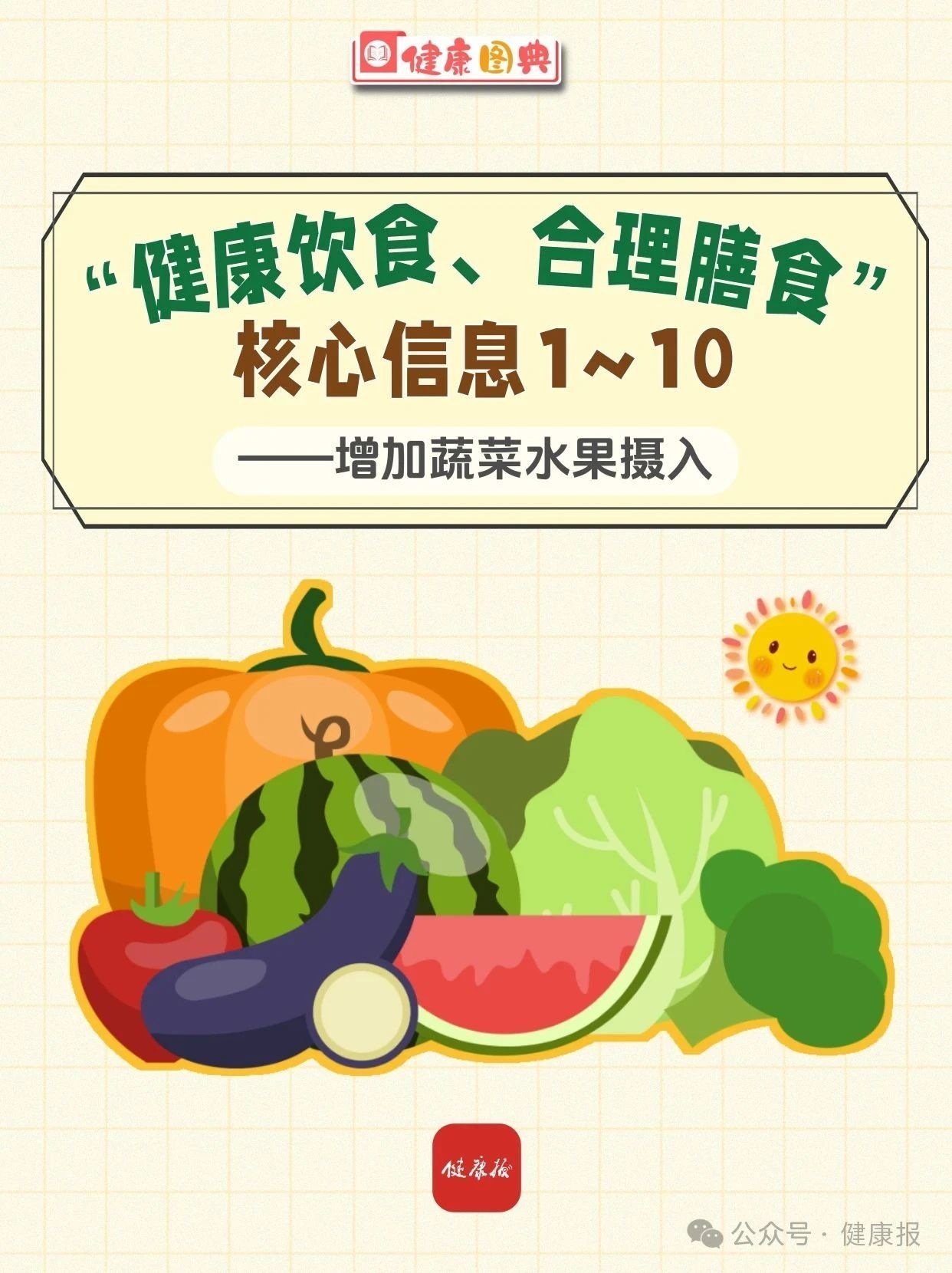蔬菜和水果可以相互替代吗？每周最少吃几种？“健康饮食、合理膳食”核心信息来啦！