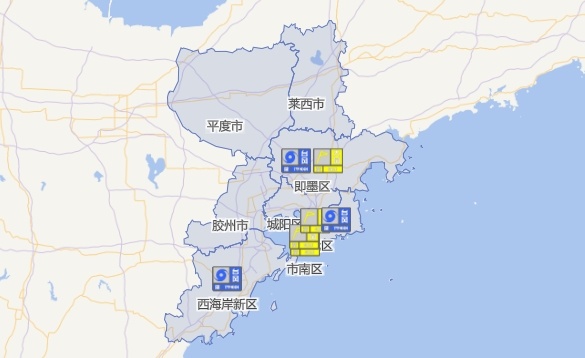 局地已有明显降雨！青岛四区发布大风黄色预警，请注意防范→