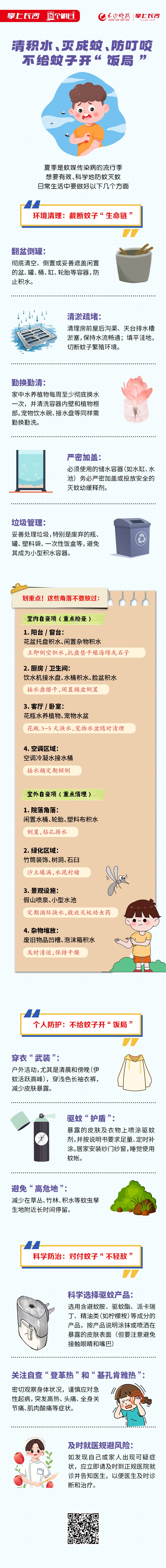 长沙多部门联动全城灭蚊! 长沙多部门联动全城灭蚊!