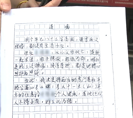 “我才是唯一的亲人...”七旬老伯控诉保姆，姑姑的房子她凭什么“合法”继承？