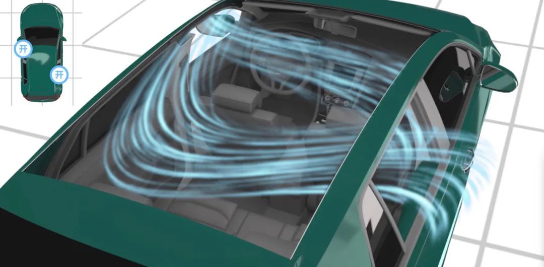 汽车暴晒后如何快速降温？