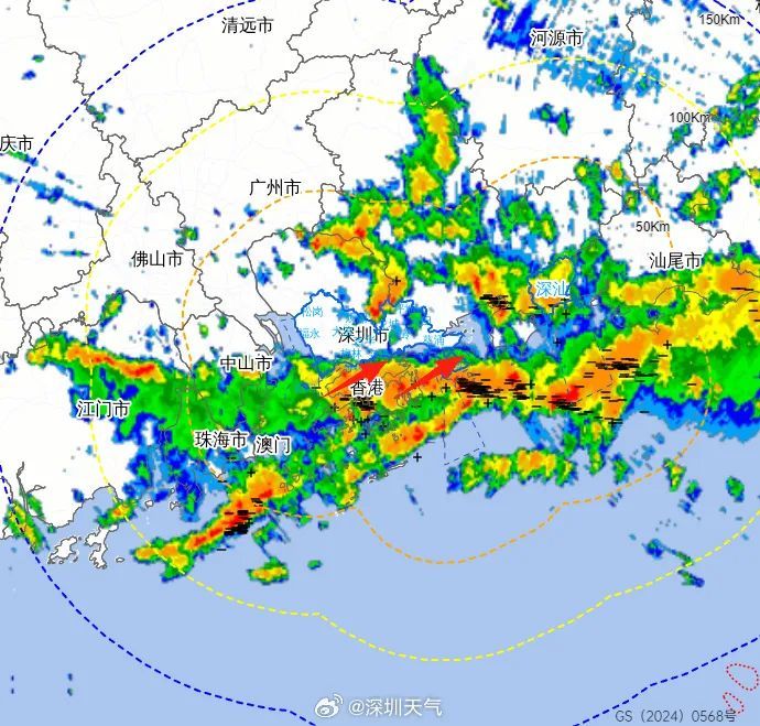 预警升级！深圳发布分区暴雨橙色预警信号