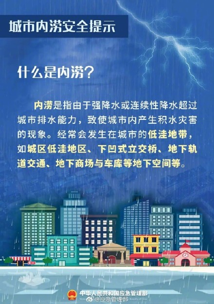 延庆发布城市积水内涝橙色风险预警！