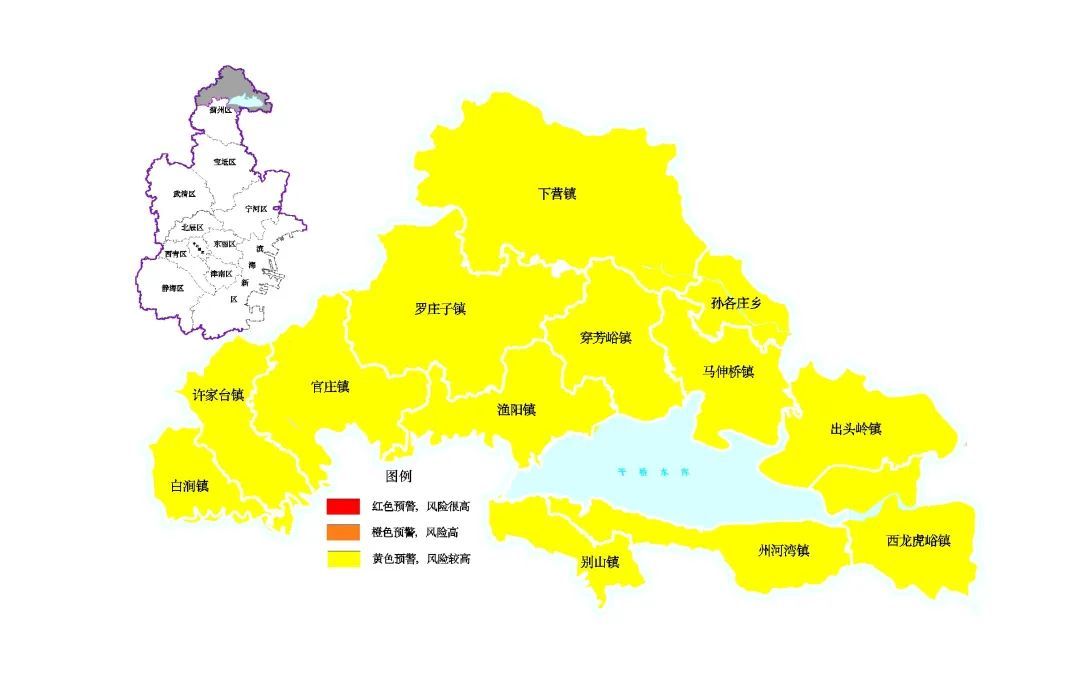 天津发布地质灾害黄色预警