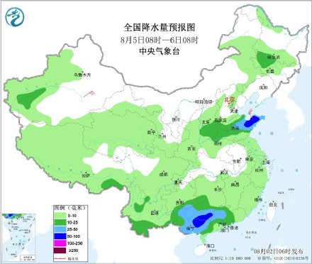 2至6日北方新一轮较强降雨 2至6日北方新一轮较强降雨