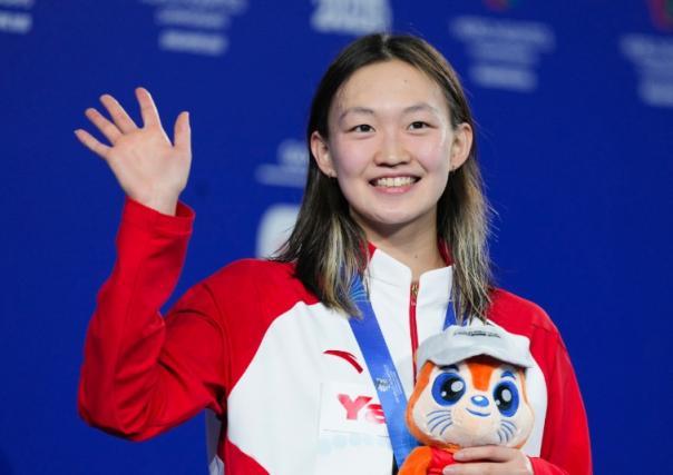 世锦赛女子800米自由泳决赛 莱德基七连冠 李冰洁第五名