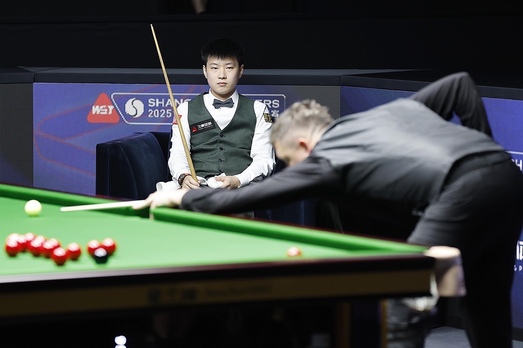 赵心童连丢6局止步半决赛，豪言拿下之后的每一场