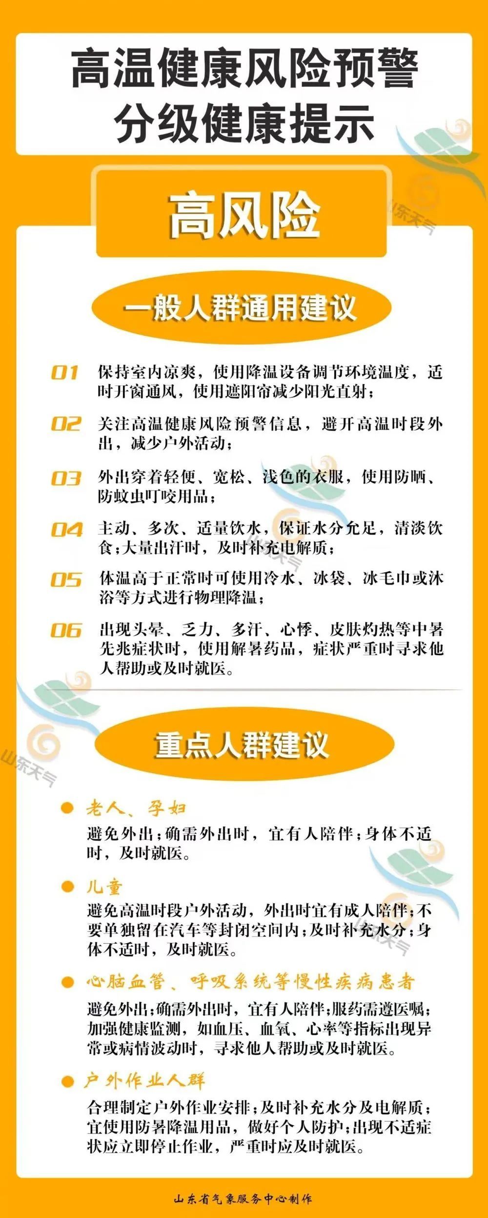这一时段避免外出！山东发布高温健康风险预警！济南最新预报→