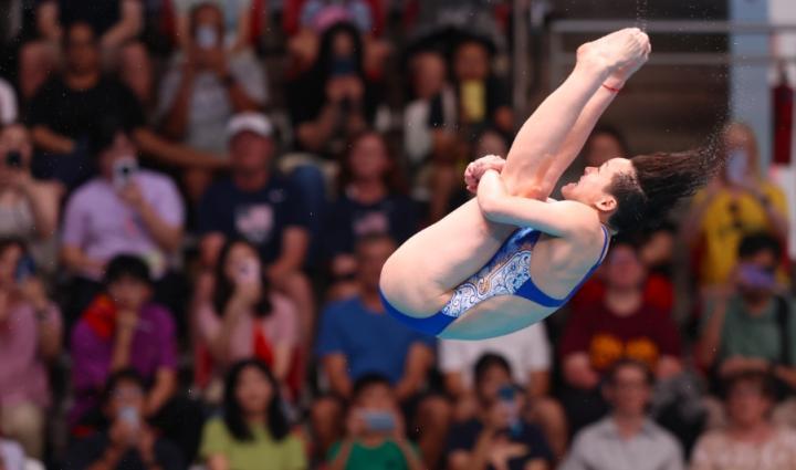 “梦之队”第九金！陈艺文世锦赛女子单人3米跳板夺冠