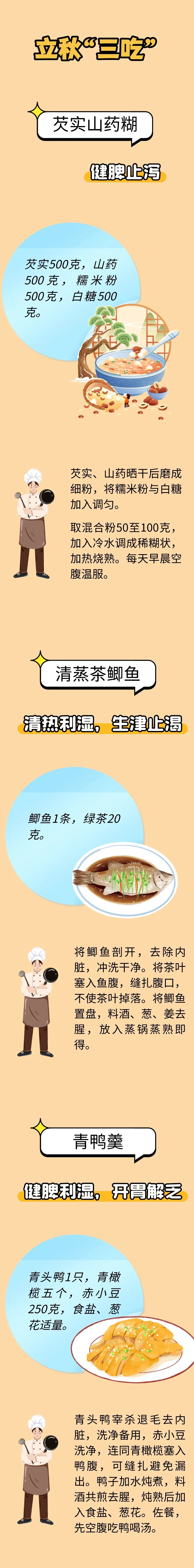 本周四立秋！做到“三防”“三养”“三吃”，平安过秋天！