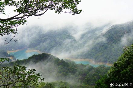 受降雨影响 广州白水寨景区闭园一天