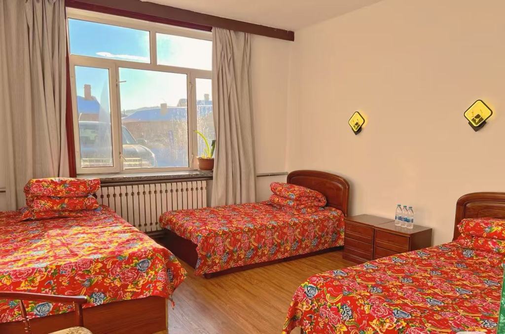 高温扰动下，装空调的漠河北极村民宿