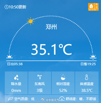 郑州打破高温日数历史纪录 郑州打破高温日数历史纪录