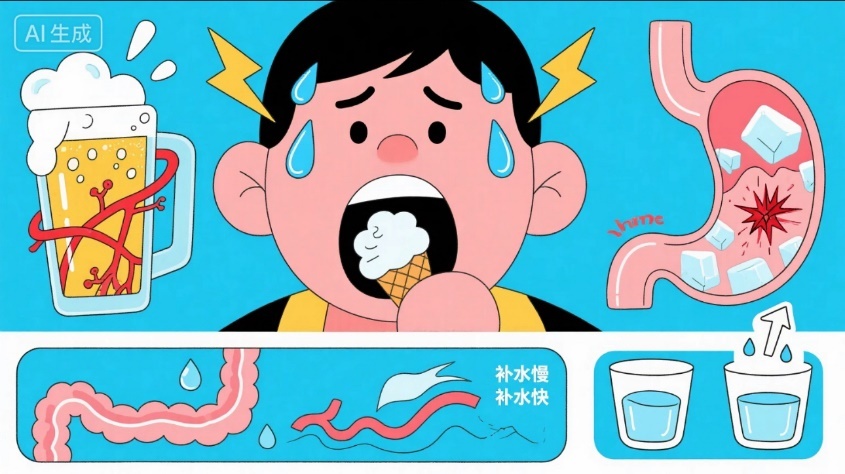 天热猛吃冷饮,小心“脑结冰”! 天热猛吃冷饮,小心“脑结冰”!