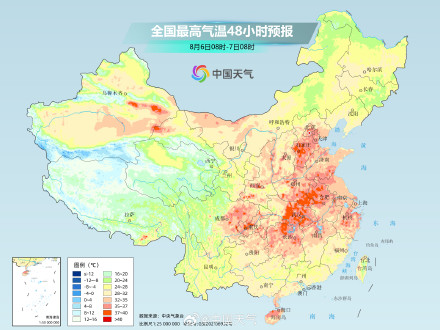 中东部仍有成片高温 江南多地暑热持续待机