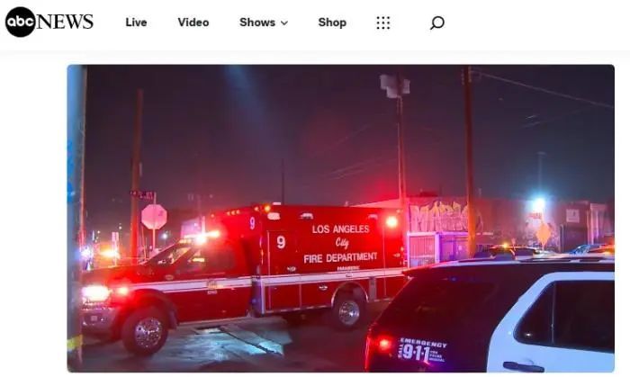 美国洛杉矶发生大规模枪击,多人伤亡 美国洛杉矶发生大规模枪击,多人伤亡