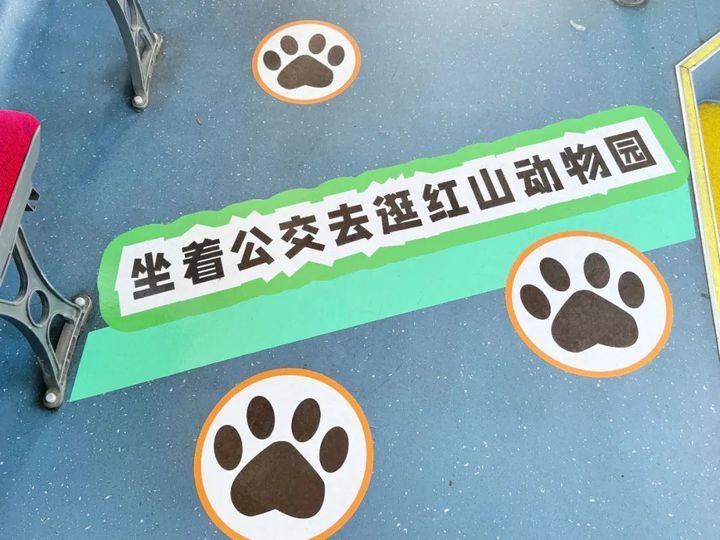 把红山动物园“搬”上车！南京最萌公交车来了
