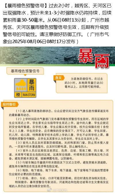 预警升级！广州今年以来最强暴雨过程！何时停？