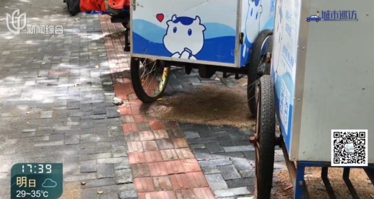 上海这几辆“僵尸车”长期停人行道？凌晨有动静？原因搞清了