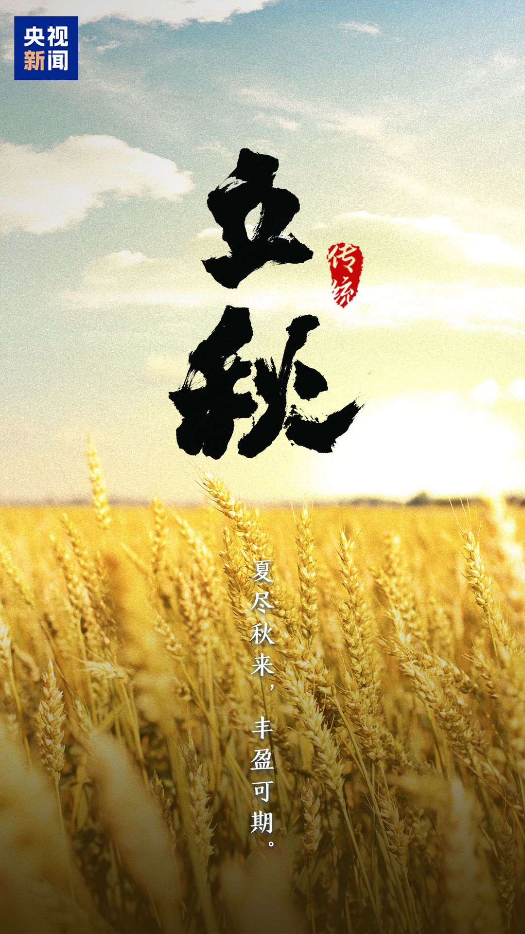 明日立秋，一组海报感受悄然萌动的秋意