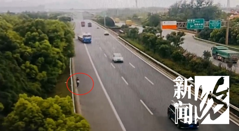 14岁男孩和家人争吵后,打算从上海走到南通?在高速上被发现 14岁男孩和家人争吵后,打算从上海走到南通?在高速上被发现