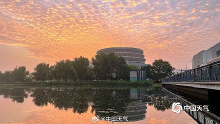 北京晚霞朝霞接连现身