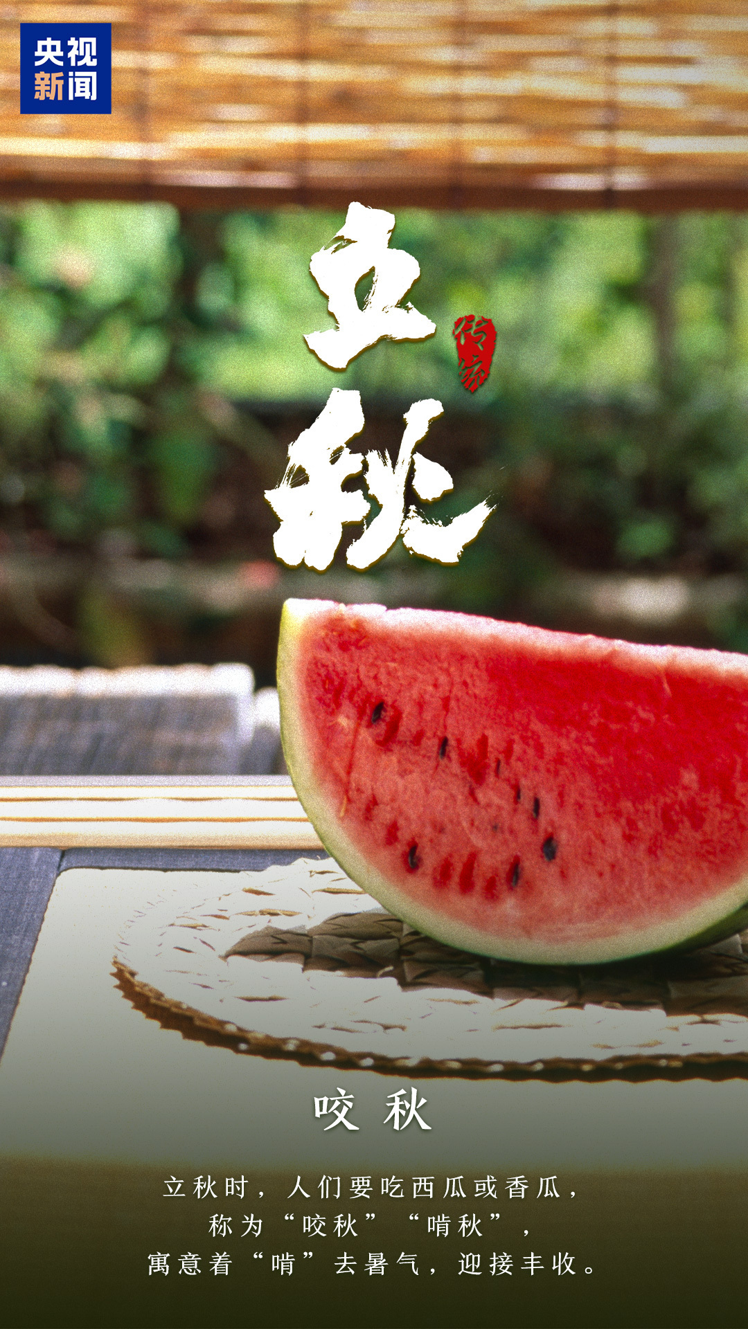 明日立秋，一组海报感受悄然萌动的秋意