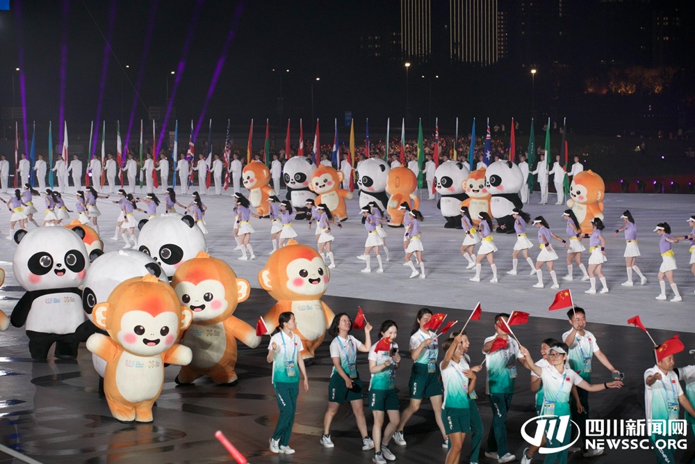 说唱俑、鸽子花、太阳神鸟……成都世运会开幕式里有多少巴蜀文化“彩蛋”？