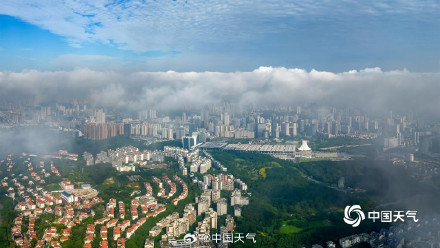 雨后南宁化身天空之城