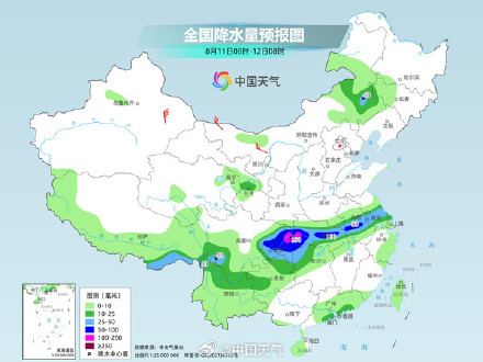 四川盆地至江淮一带强降雨持续 需警惕强对流和次生灾害