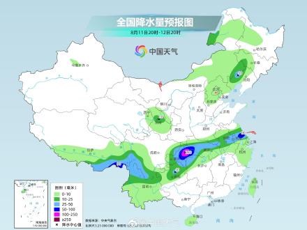 四川盆地至江淮一带迎暴雨大暴雨 &nbsp;局地短时雨强大