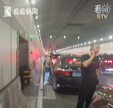 事发上海一隧道！晚高峰车辆突然自燃，众司机走“密道”弃车避险，有临产孕妇被困……