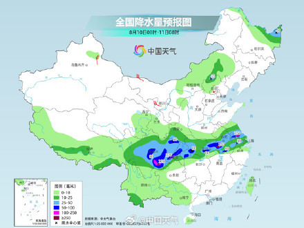 四川盆地至江淮一带强降雨持续 需警惕强对流和次生灾害