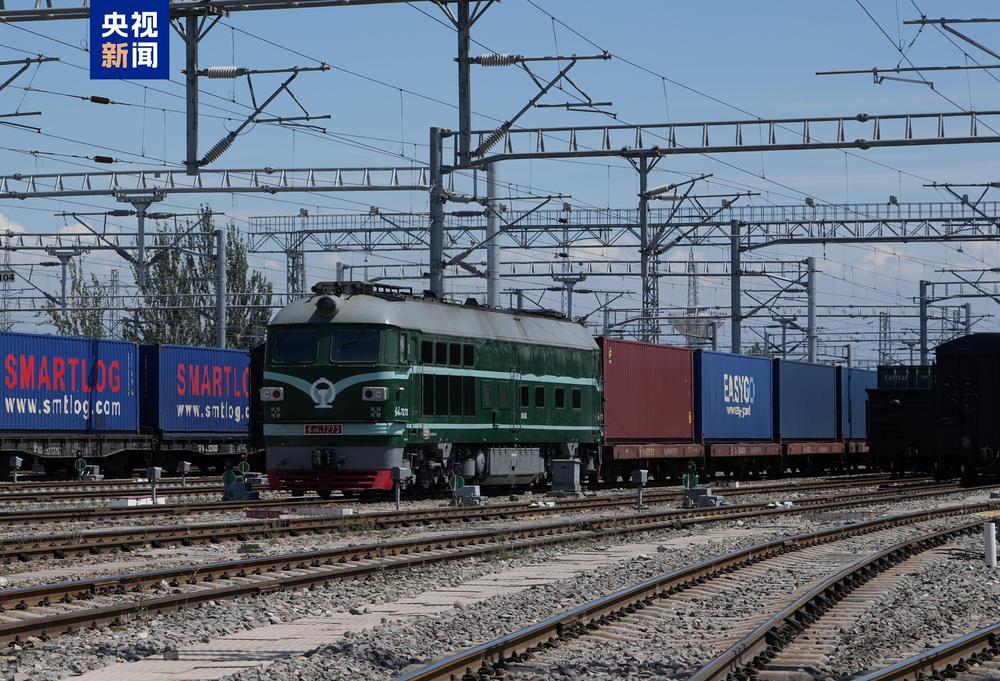 创新高!今年霍尔果斯铁路口岸通行中欧中亚班列突破6000列 创新高!今年霍尔果斯铁路口岸通行中欧中亚班列突破6000列