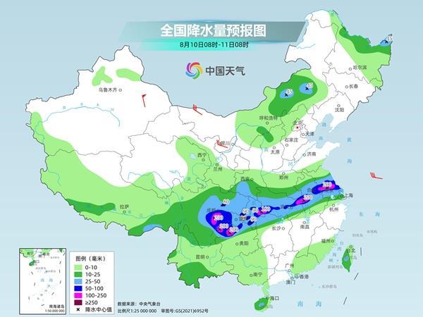 降雨核心区南压至四川盆地到江淮一带 江南华南高温频繁