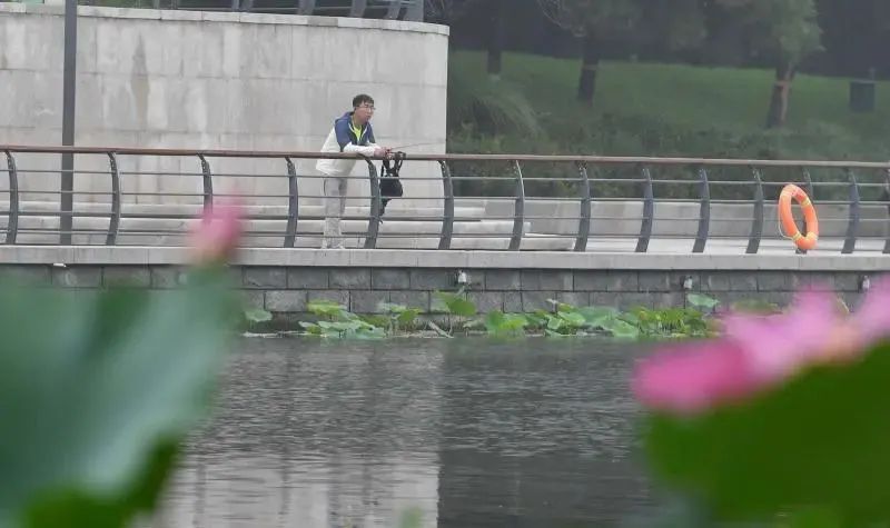 在北京钓鱼的年轻人：钓，我所欲也，鱼，非我所欲也