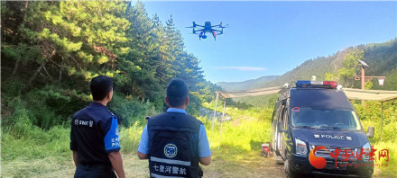 兰州公安“鹰眼”巡航榆中山洪灾区 守护“生命通道”保畅通