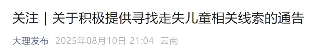8岁男孩苍山失联3天，进展：400余人昼夜搜救，“发现孩子个人物品”说法不实