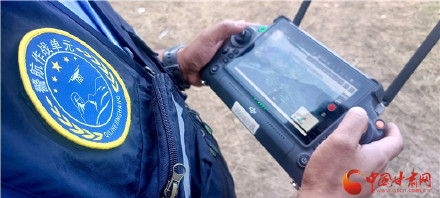 兰州公安“鹰眼”巡航榆中山洪灾区 守护“生命通道”保畅通