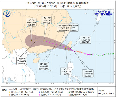 台风“杨柳”成今年登陆我国最强台风