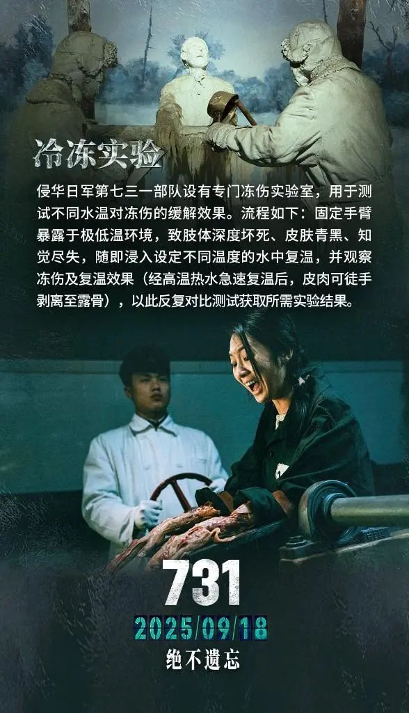 电影《731》发布组图揭开活体实验真相