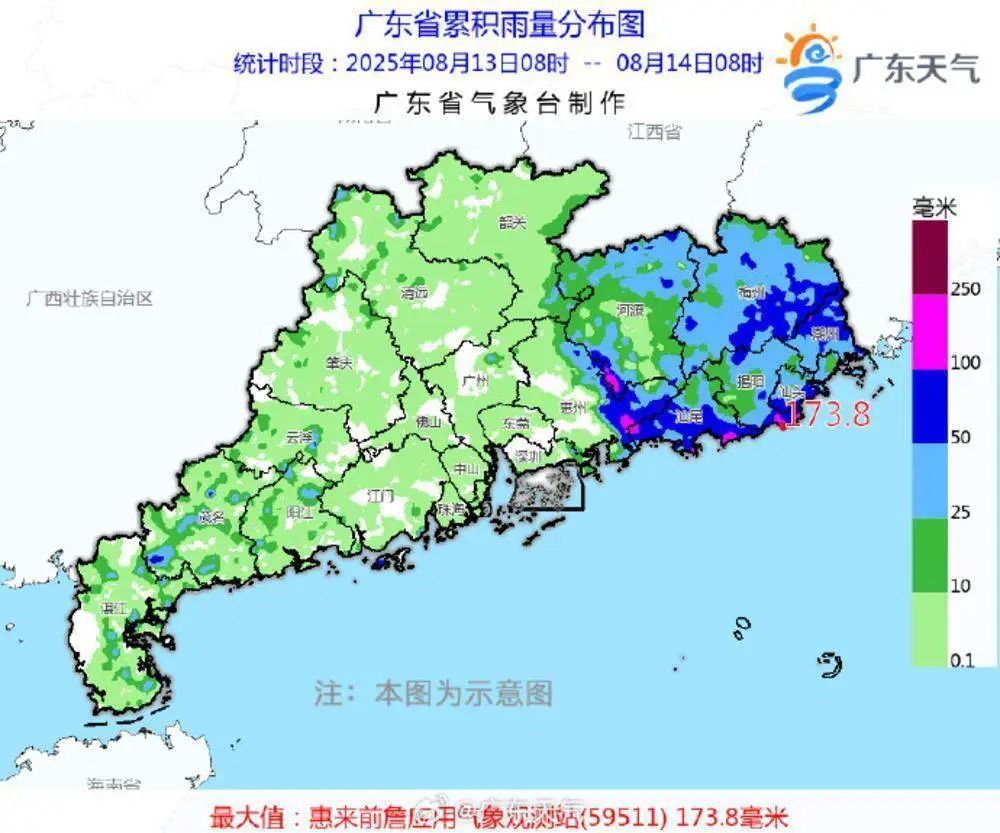多地雨量“破百”！台风“杨柳”今日傍晚移出广东，明起降水减弱