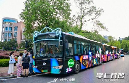 浏阳烟花夜巴士上线 浏阳烟花夜巴士上线