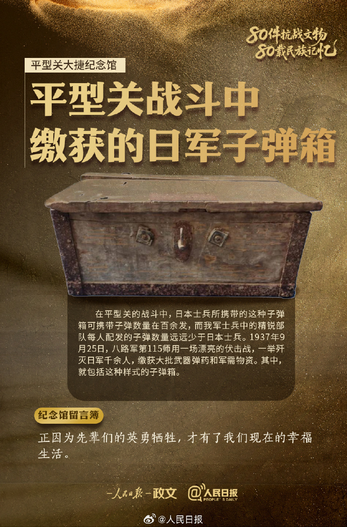 铭记！9件抗战文物见证血性抗争