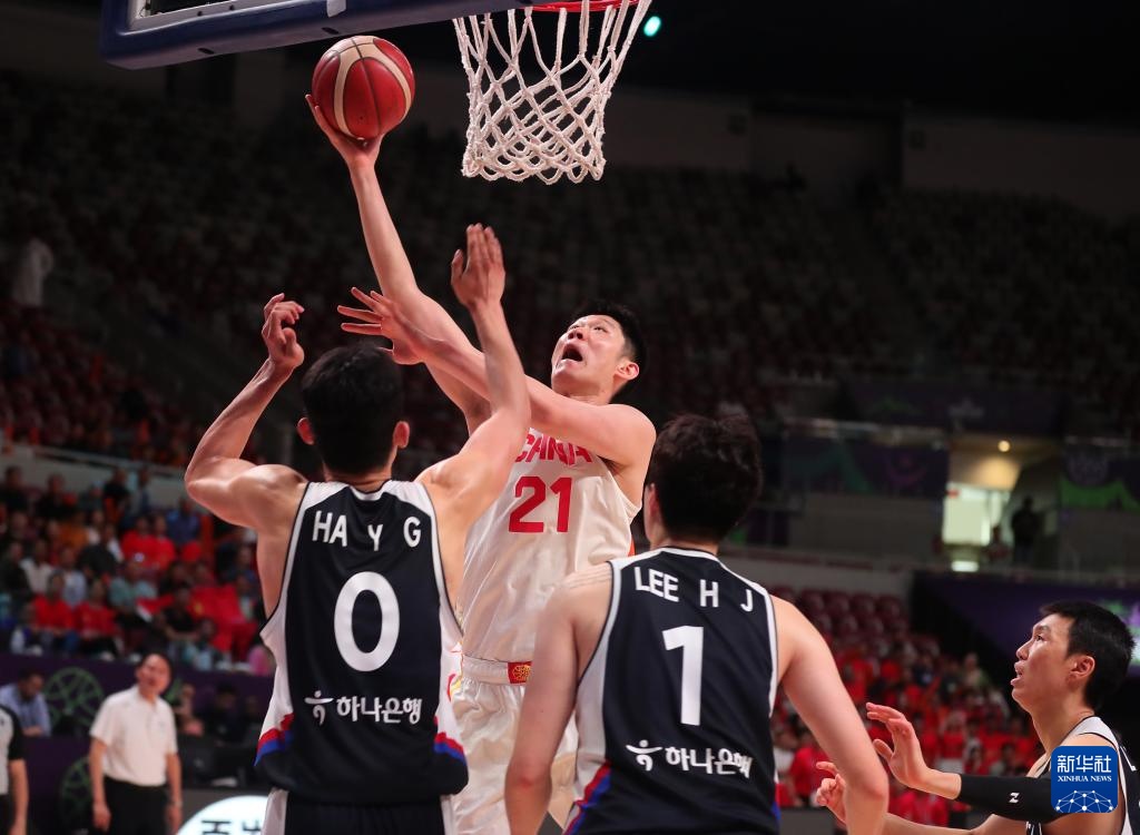 国际篮联亚洲杯：中国队胜韩国队 晋级四强