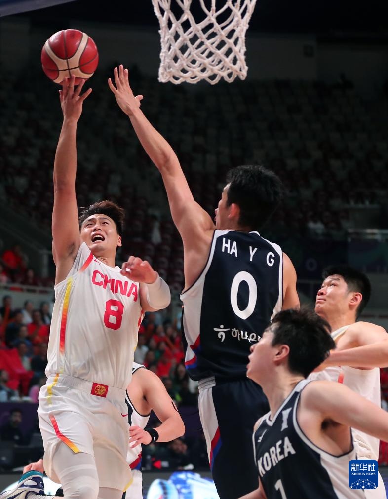 国际篮联亚洲杯：中国队胜韩国队 晋级四强