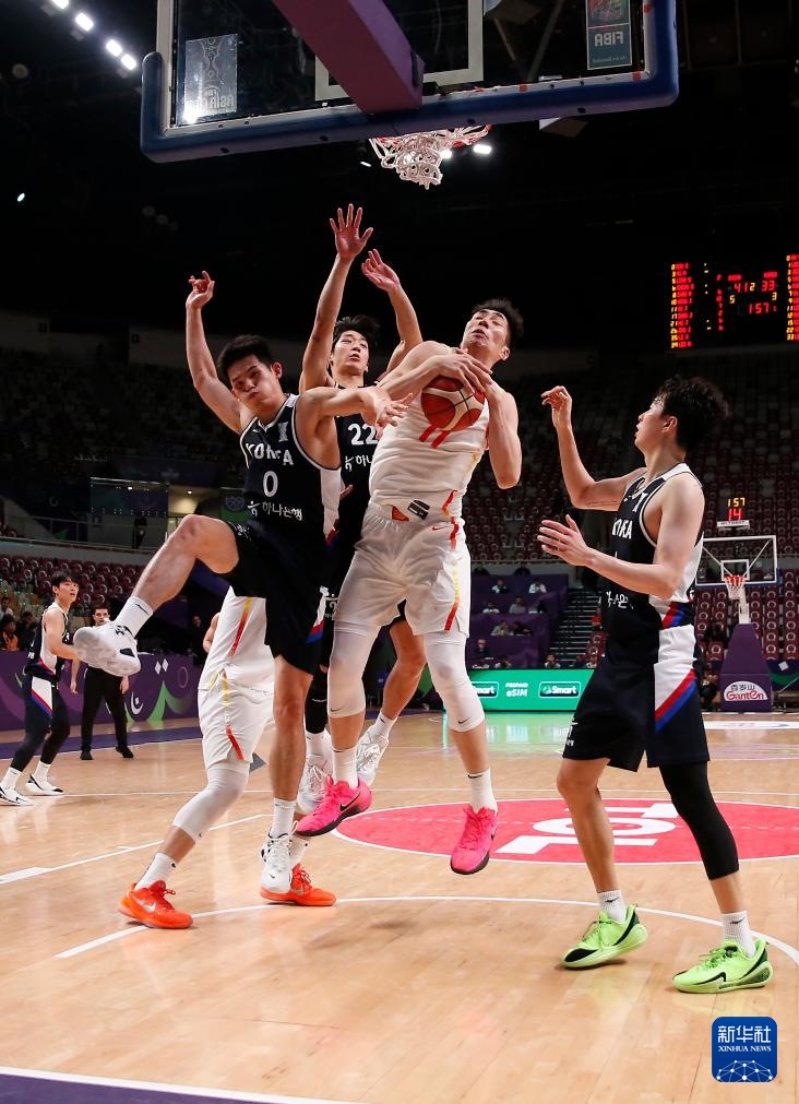 国际篮联亚洲杯：中国队胜韩国队 晋级四强
